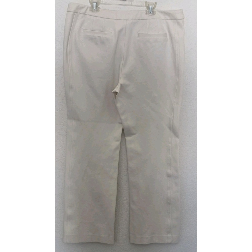 Charter Club Classic Fit Women's Cream Casual Pants Size 12 - Picture 3 of 3